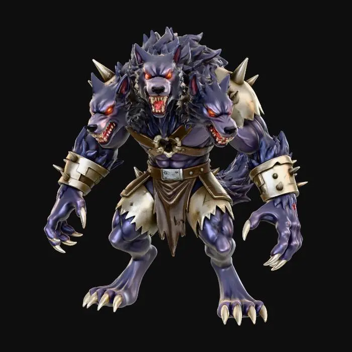 3D model for Collectamon - Cerberumon (Werewolf Mode)