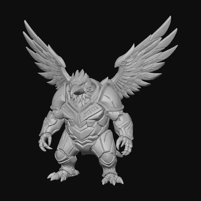 3D model for Collactamon - Corviknight, Coalossal fusion