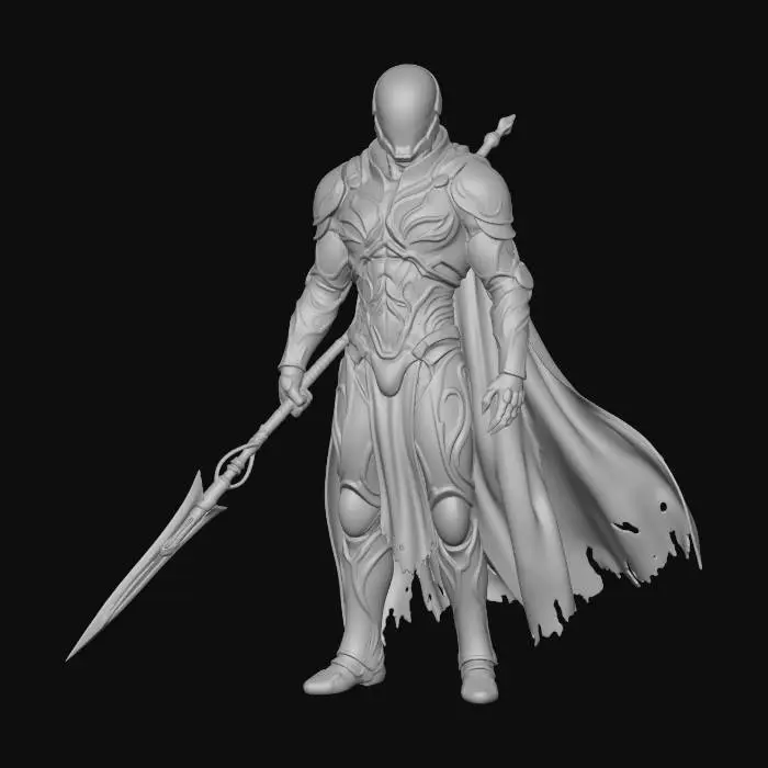 3D model for Dark Warrior