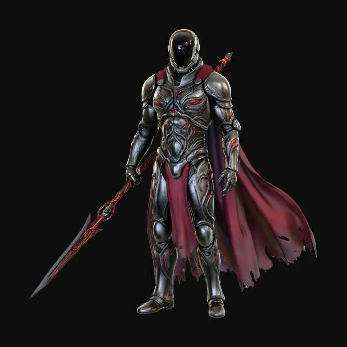 3D model for Dark Warrior