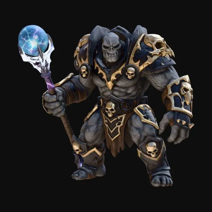 3D model for Stone Guardian Sorcerer