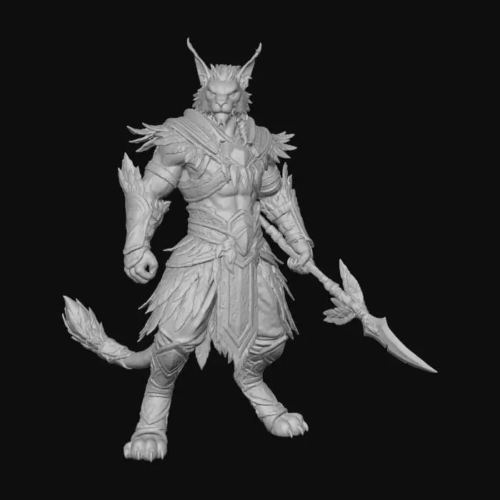 3D model for Blackclaw Guard Golden