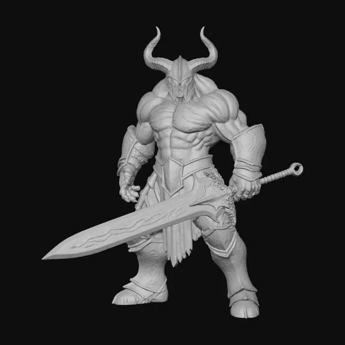3D model for Hell Warlord