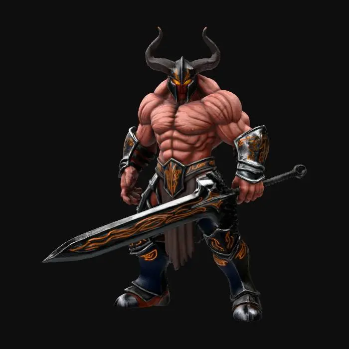 3D model for Hell Warlord