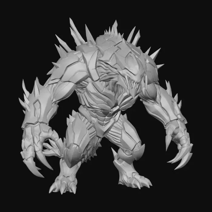 3D model for Emerald Golem