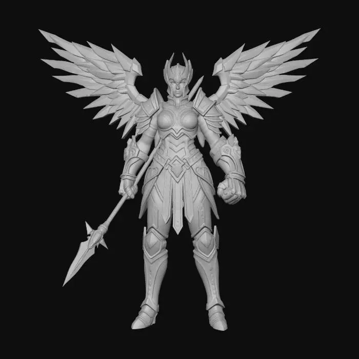 3D model for Ethereal Guardian