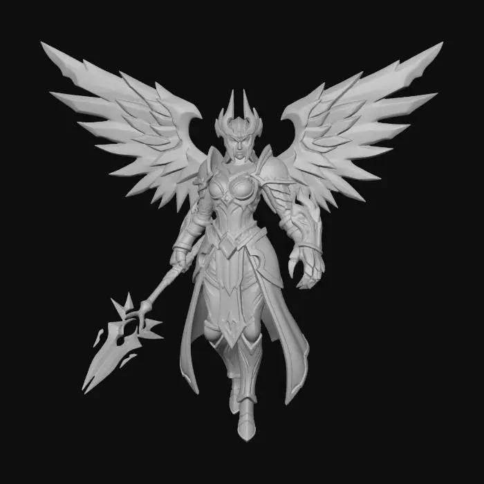 3D model for Ethereal Guardian