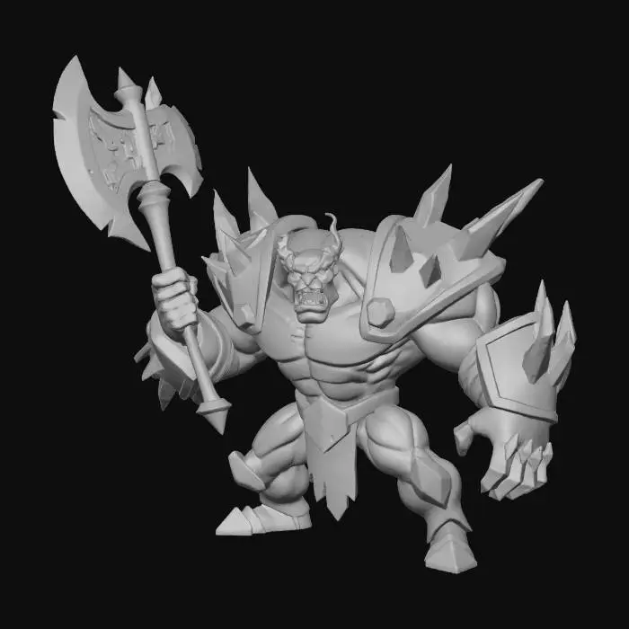 3D model for Berserker Rehan - Anger