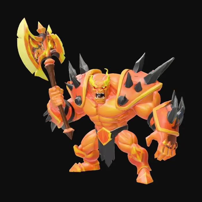 3D model for Berserker Rehan - Anger