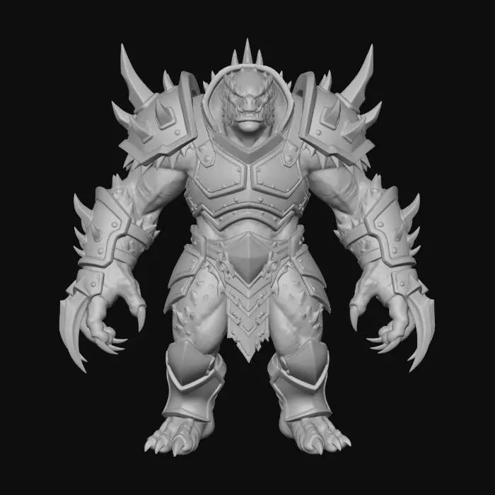 3D model for Frostbound Warlord
