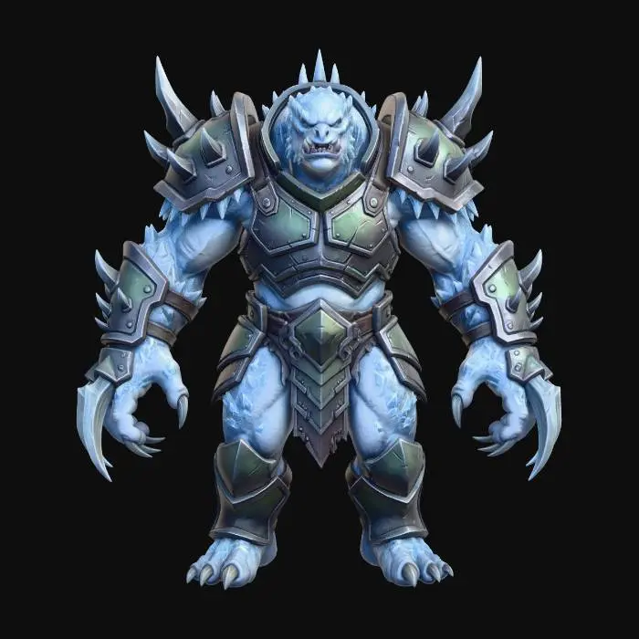 3D model for Frostbound Warlord