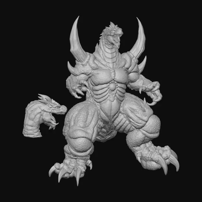 3D model for Kaiju Power Unleashed
