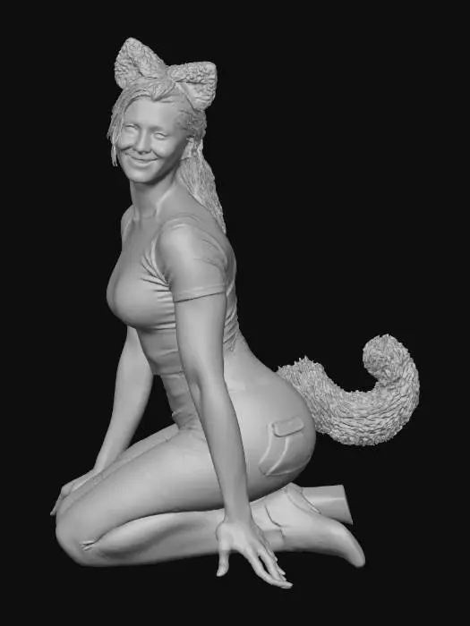 3D model for Playful Feline Costume