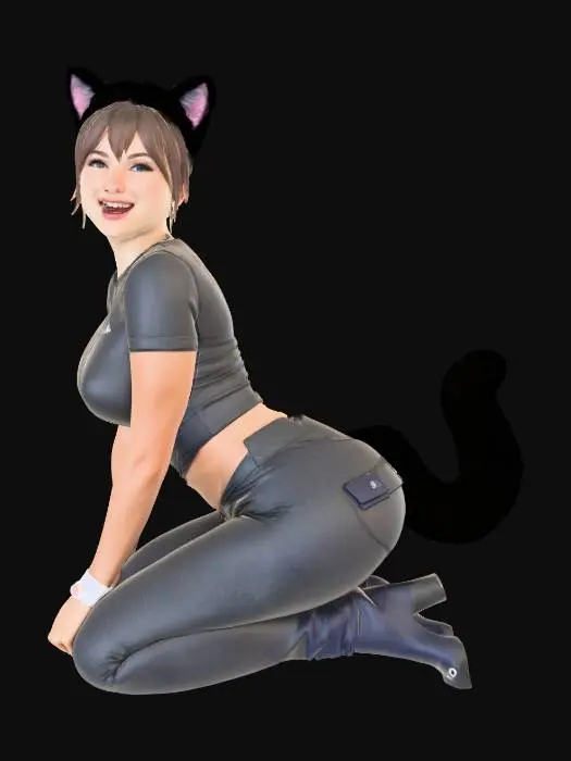 3D model for Playful Feline Costume