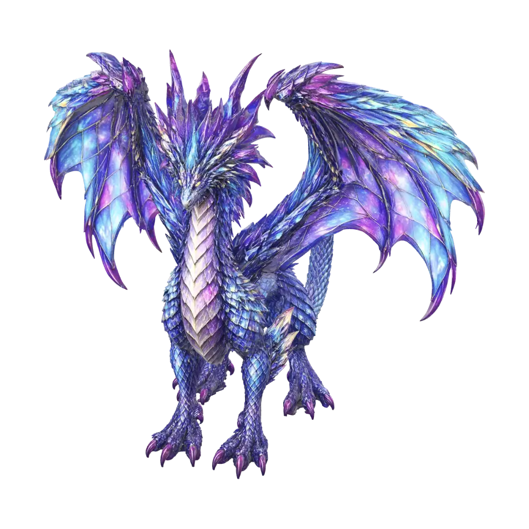 Prismwing Dragon - Dragonwings 3D model, vytvořený pomocí AI