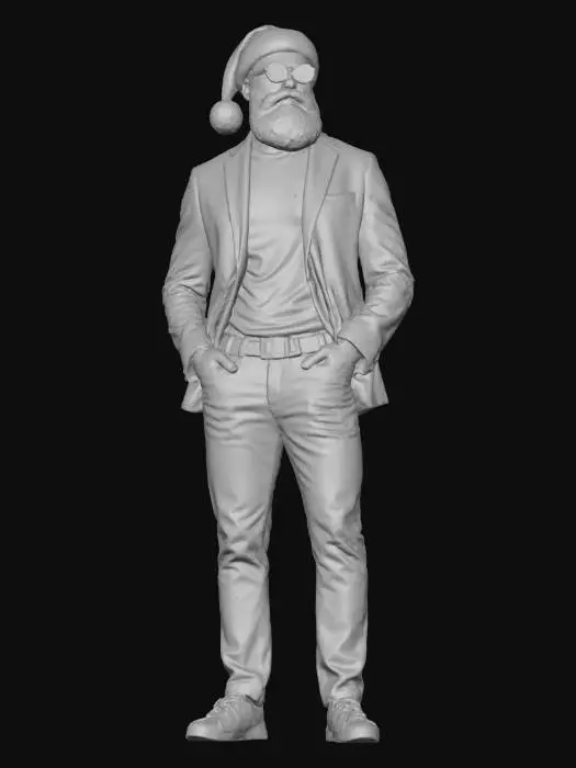 3D model for Cool Santa Claus