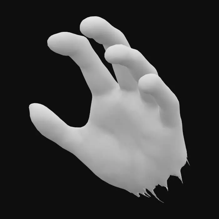 3D model for Carnage hand