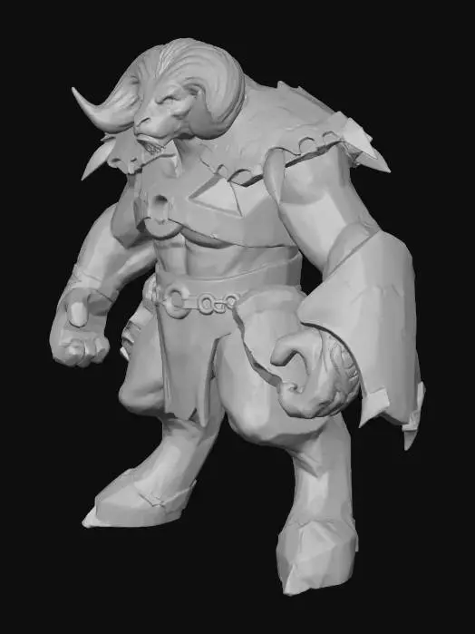 3D model for Warrior Beast