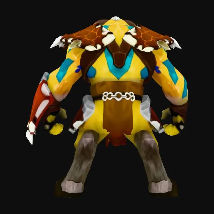 3D model for Warrior Beast