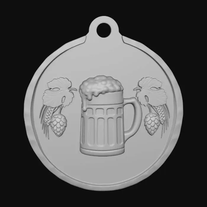 3D model for Beer Medal Design