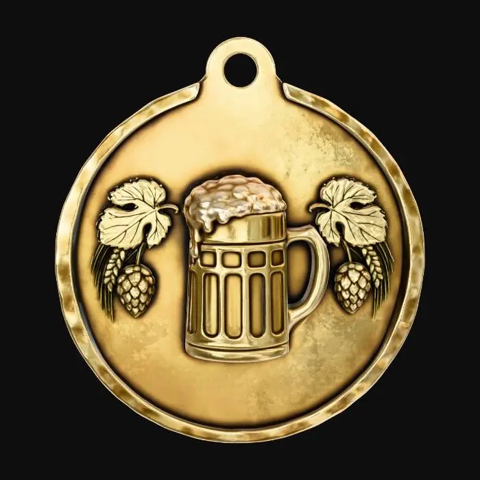 3D model for Beer Medal Design