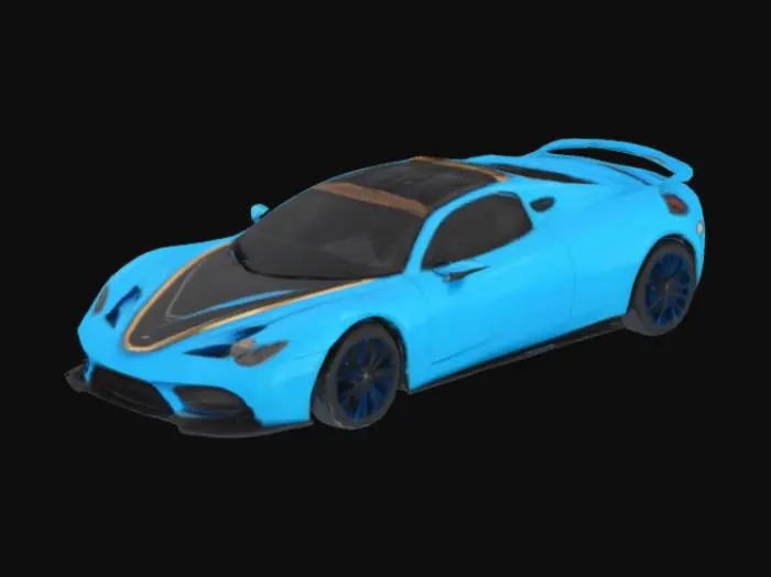 3D model for Zenvo TS1 GT