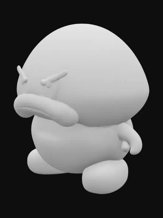 3D model for brown enemy goomba from super mario galaxy Wii