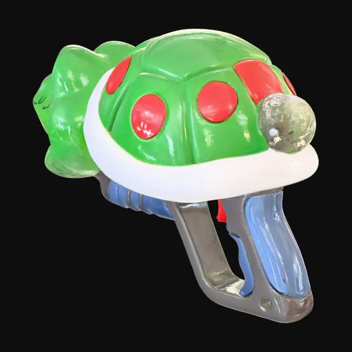 3D model for Super Mario turtle shell squirt gun