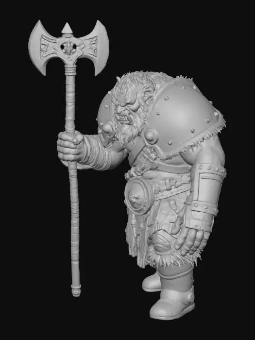 3D model for Orc Warlord's March