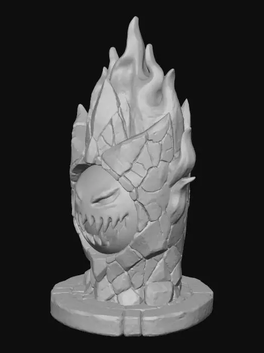 3D model for blaze totem
