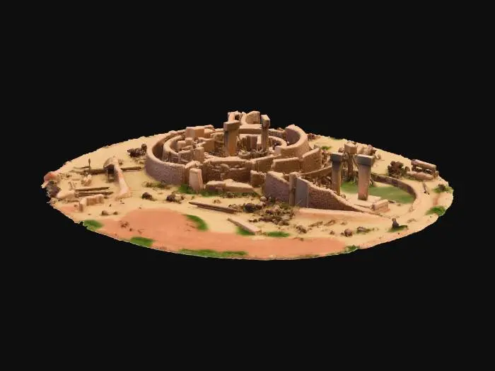 3D model for Göbekli Tepe Construction Scene