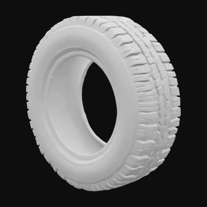 3D model for old dirty tire