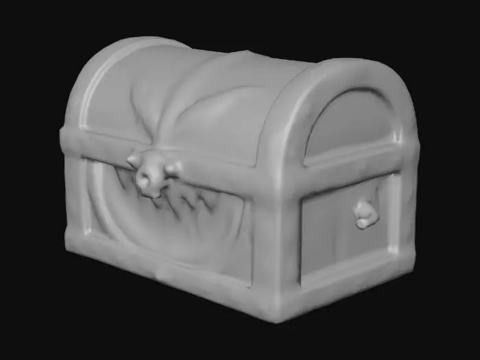 3D model for mimic chest with teeth