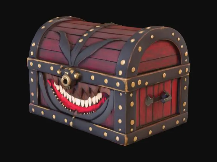 3D model for mimic chest with teeth
