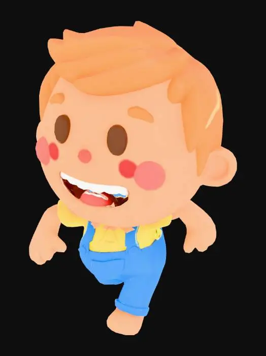 3D model for Happy Boy