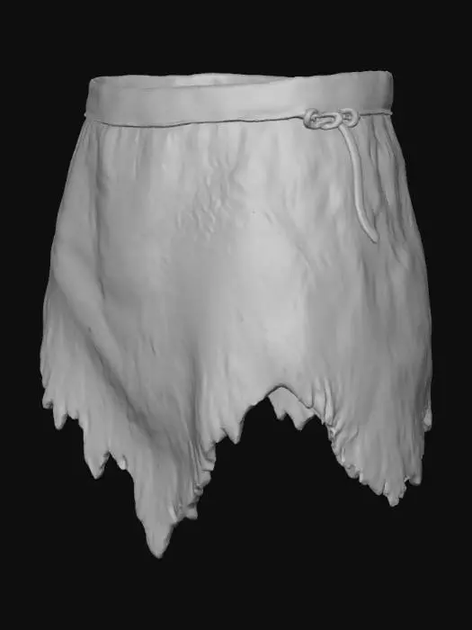 3D model for Cozy Caveman Skirt