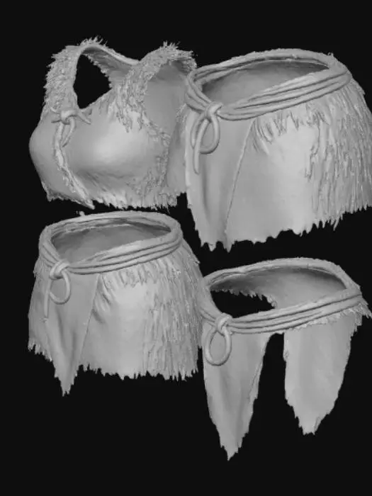 3D model for Stone Age Attire