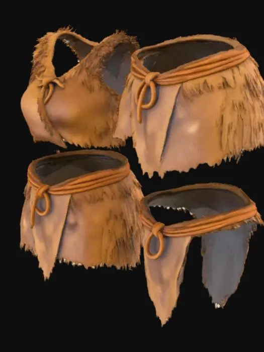 3D model for Stone Age Attire