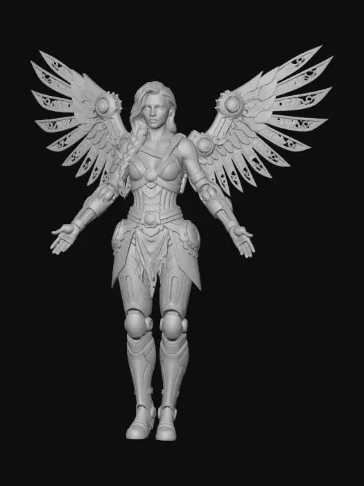 3D model for Steampunk Guardian