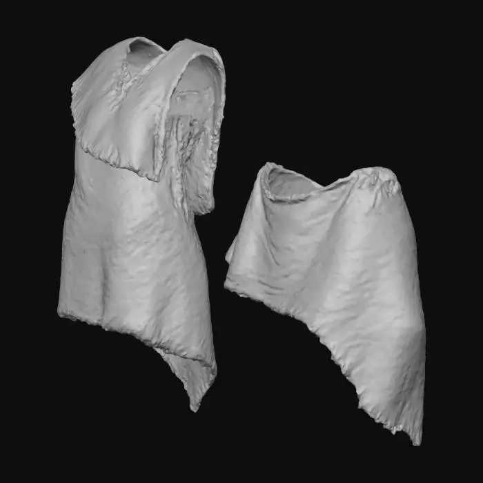 3D model for remove the people but leave the clothes. So keep the clothes exactly as they are floating in the white space as if the people are now invisible. We can see the 3 dimension of the clothing as if work by a person, but no people visible