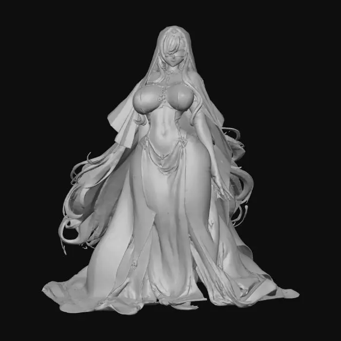 3D model for Blindfolded Seraph