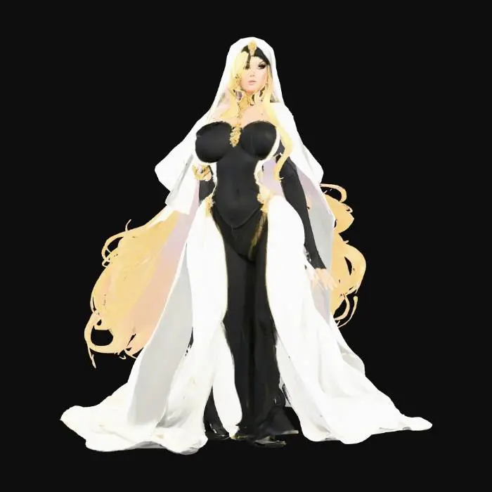 3D model for Blindfolded Seraph