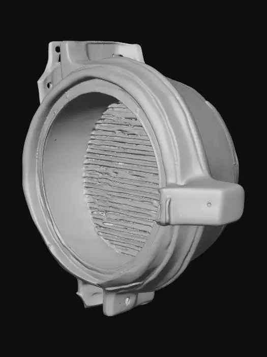 3D model for Round automotive fog light housing