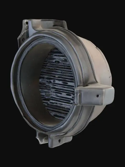 3D model for Round automotive fog light housing