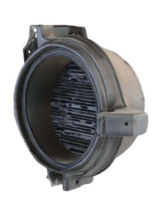 Round automotive fog light housing - Blank 3D model, vytvořený pomocí AI