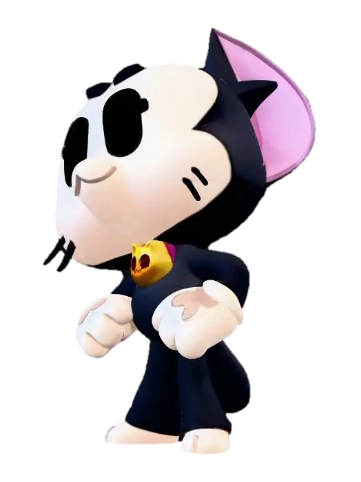 Brawl Stars KIT - Brawler 3D model, vytvořený pomocí AI