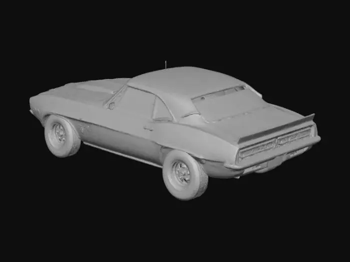3D model for create me a 1970's american sporty muscle car