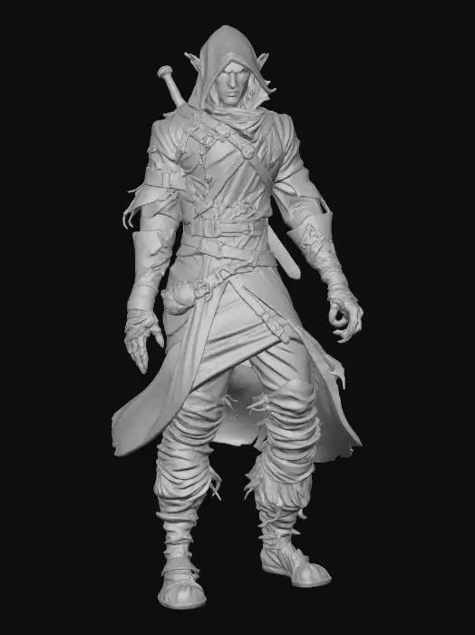 3D model for Goblin Rogue