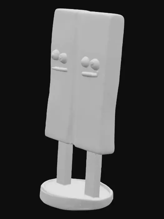 3D model for Blue Duo Popsicle