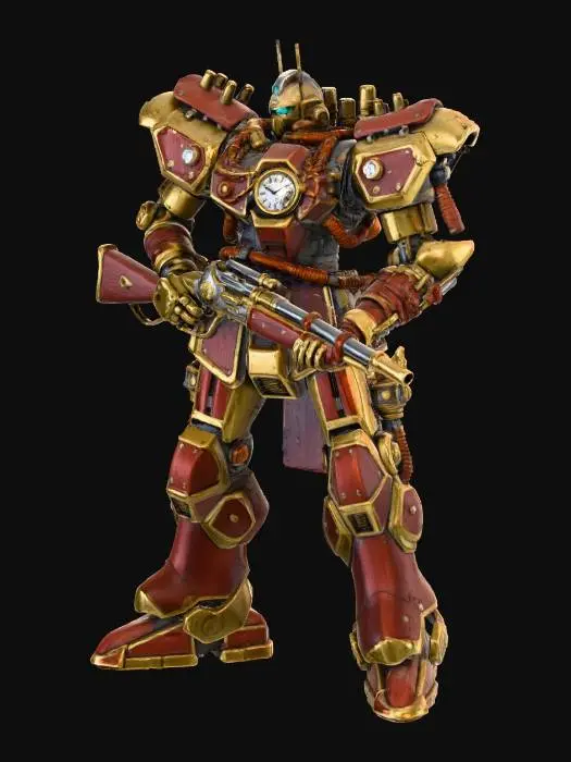 3D model for Steampunk Sentinel